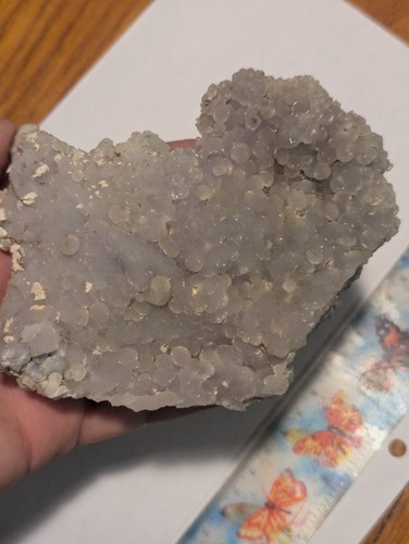 Big sparkly druzy purple grape - big,